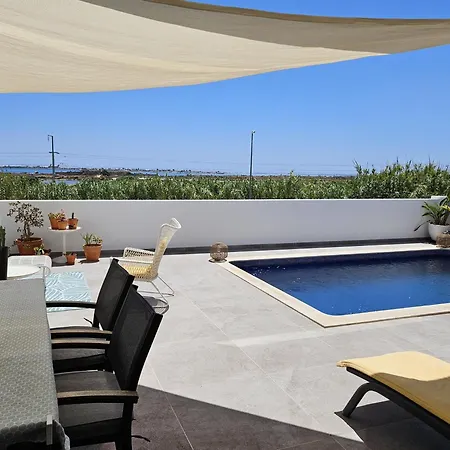 Superior Beachfront With Pool, At Ria Formosa Natural Park, Olhao Villa *